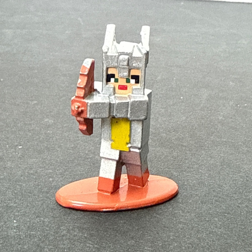 Minecraft Jada Toys‎ Nano Metalfigs Die-Cast Figure Silver Armor Bow No. 32335